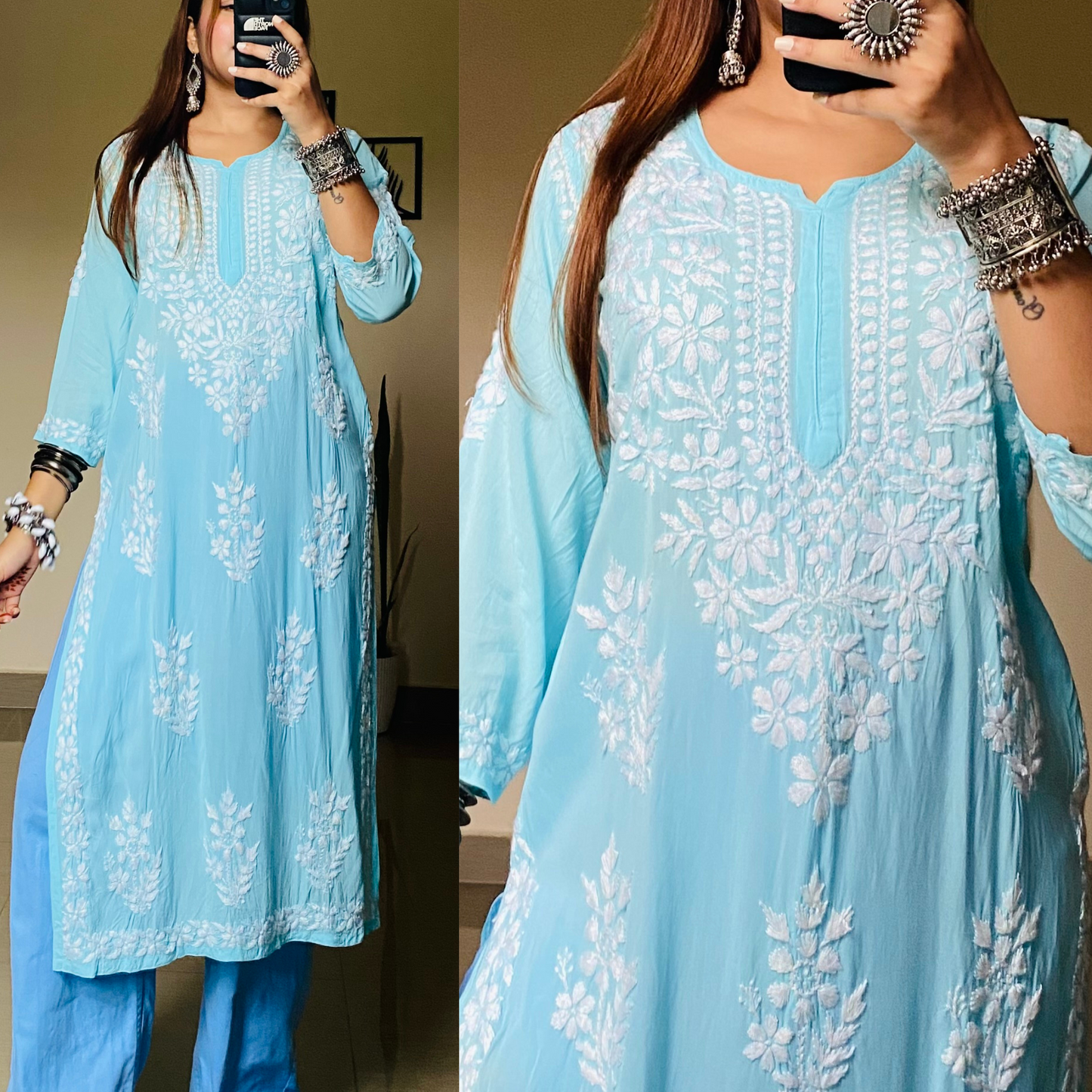 Modal Chikankari Kurta
