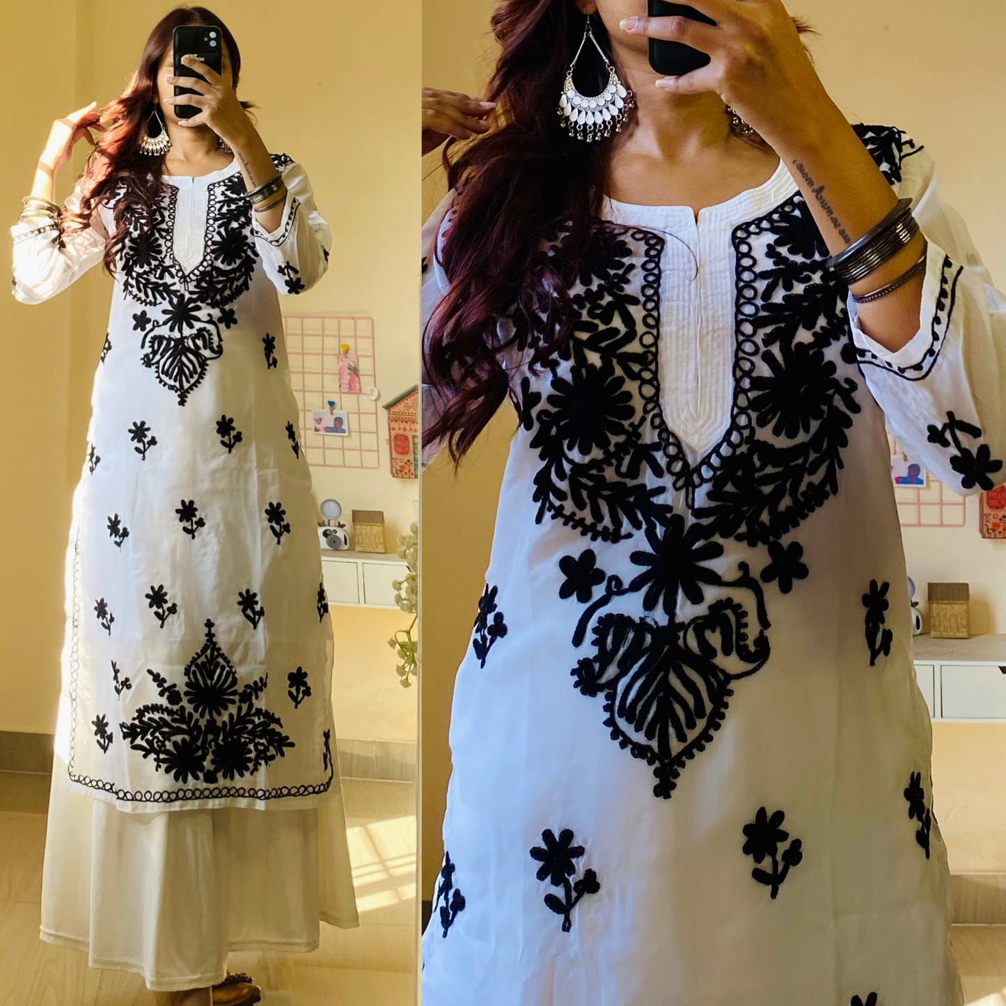 Kashmiri Aari Kurti