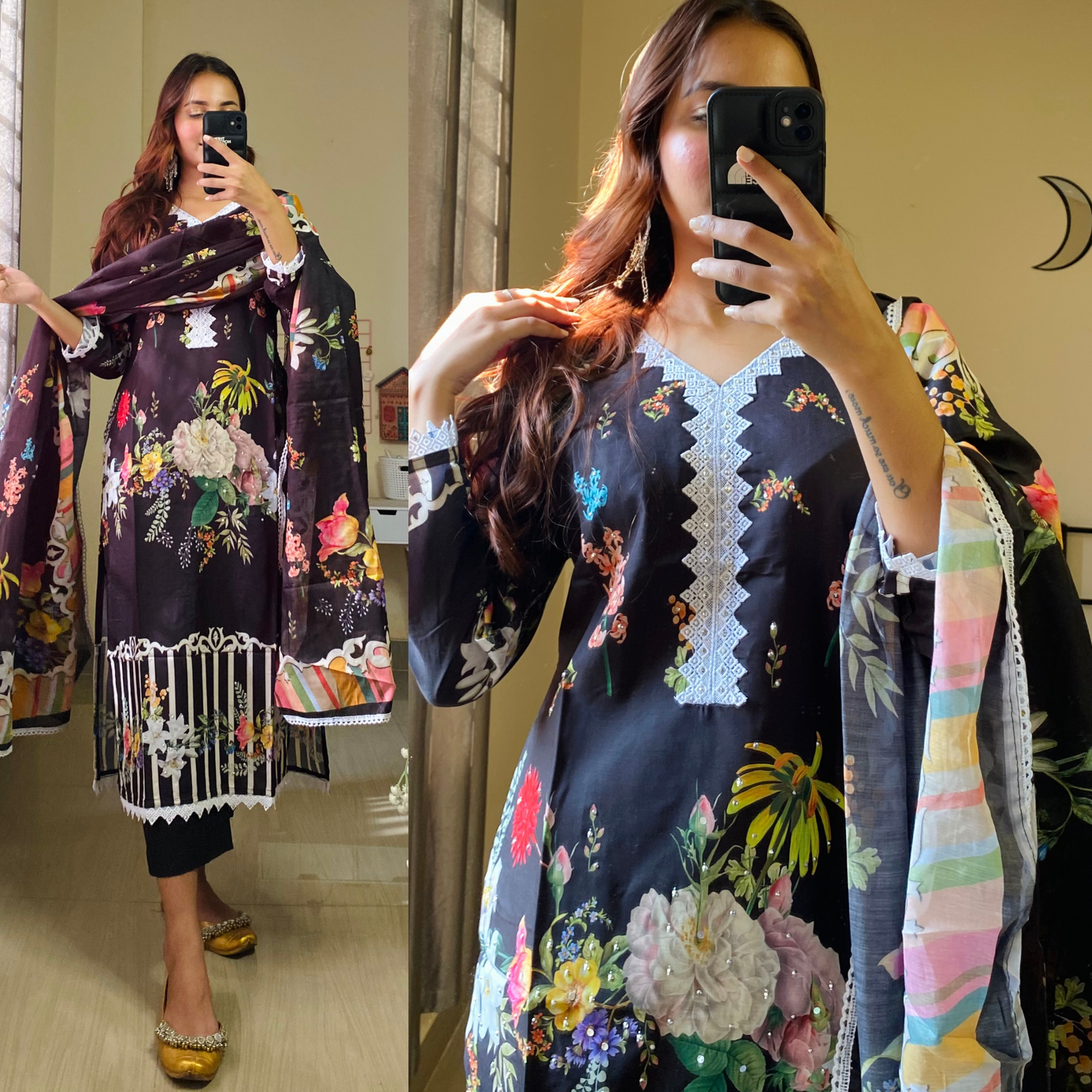 Qala Three Piece Pakistani Set