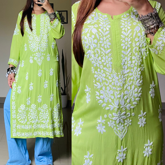 Modal Chikankari Kurta