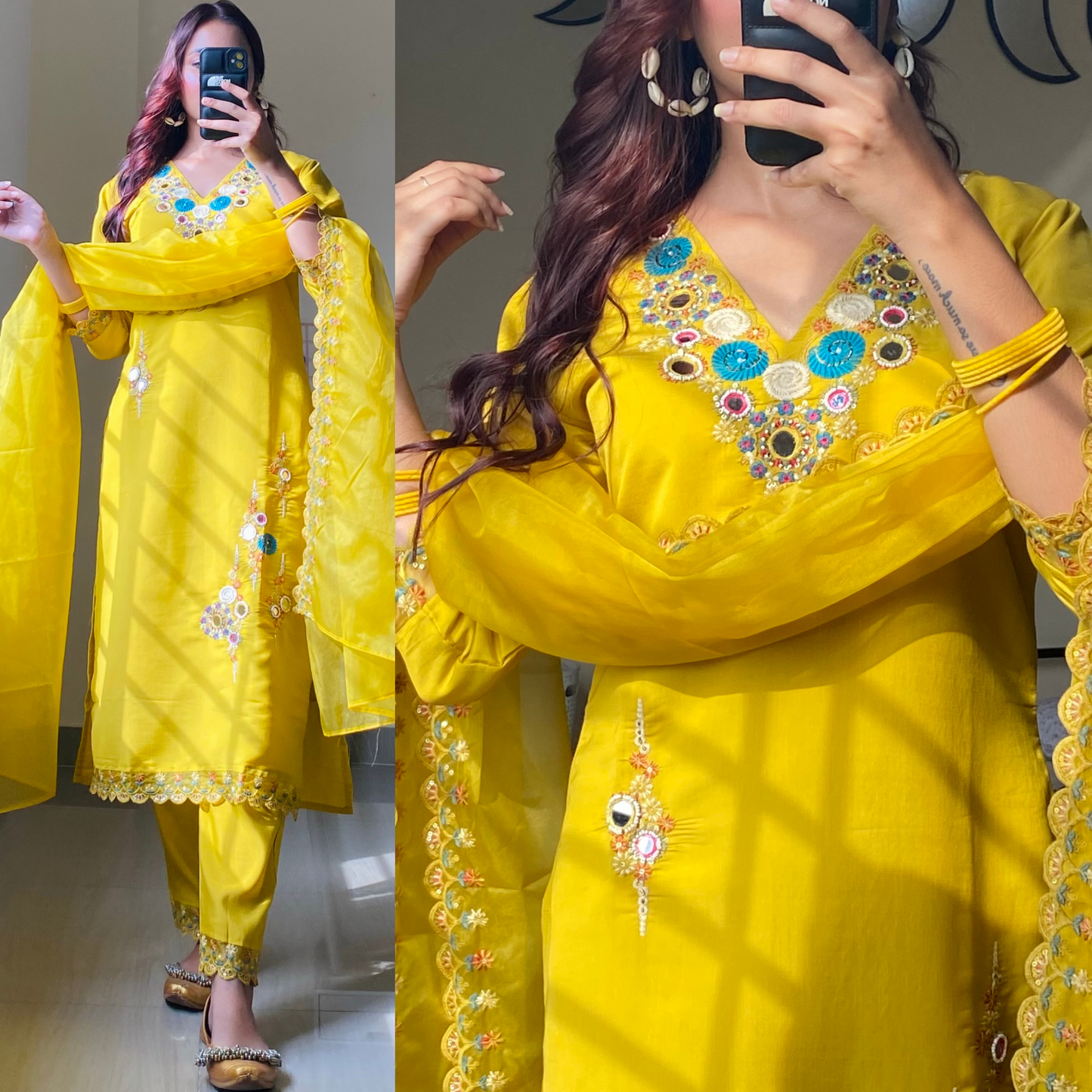 Arani Three Piece Set-Yellow