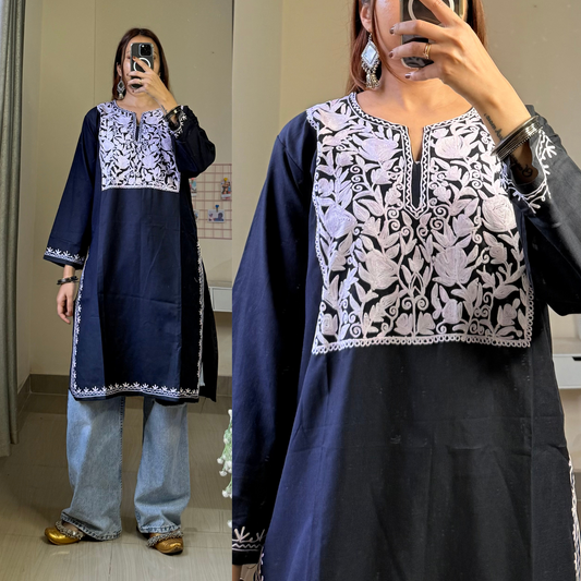 Nora Short Kashmiri Kurti