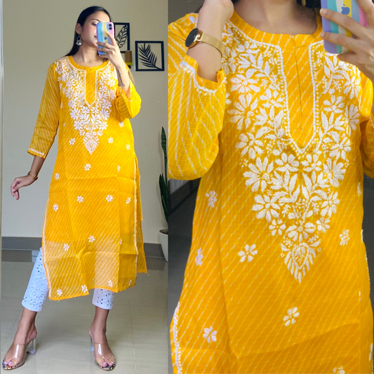 Jodha Kota Chikankari